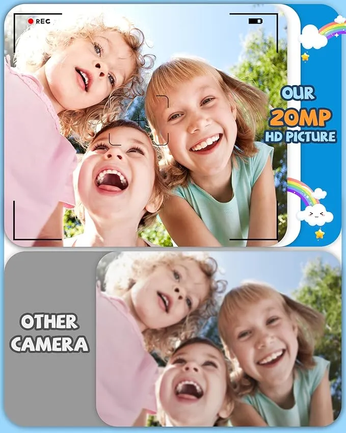 KOKODI kindercamera Roze digitaal met 32GB kaart
