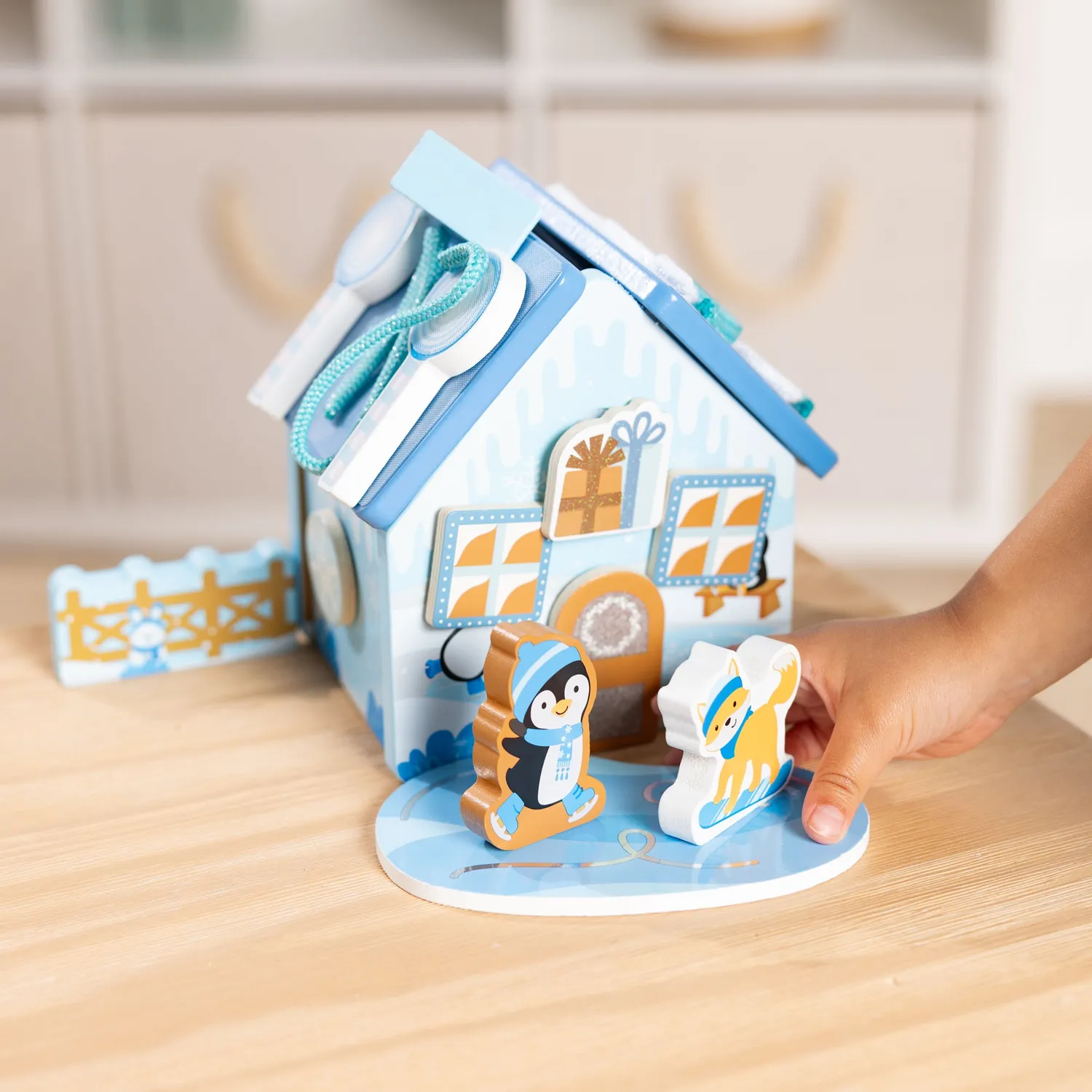 Melissa & Doug peperkoekhuis hout Winter Frost speelset