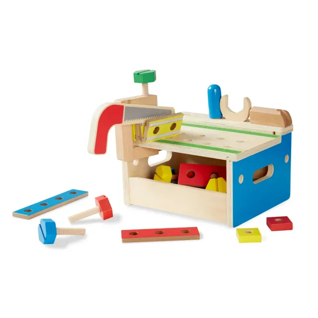 Melissa & Doug Hammer & Saw werkbank hout 32-delig