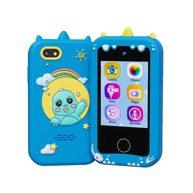 KOKODI Kids Smart Phone Full Screen speeltelefoon roze eenhoorn