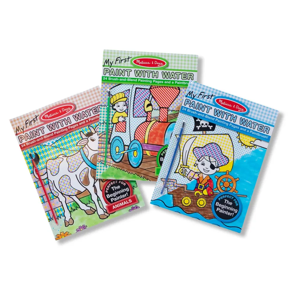 Melissa & Doug My First Paint with Water kleurboek 3-pack