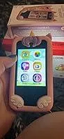 KOKODI Kids Smart Phone Full Screen speeltelefoon roze eenhoorn
