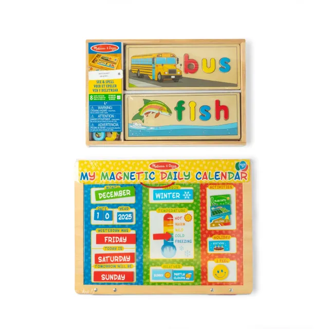 Melissa & Doug Early Learner Gift Bundle leerset 2-delig hout