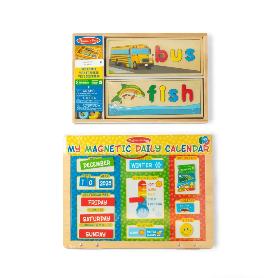 Melissa & Doug Early Learner Gift Bundle leerset 2-delig hout
