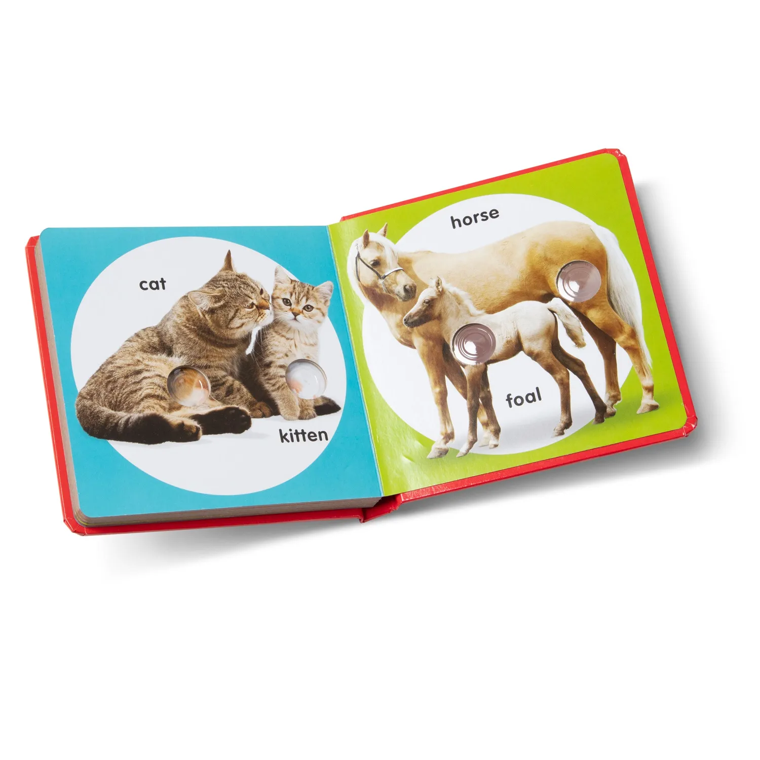 Melissa & Doug Poke-a-Dot Pet Families kartonboek popgeluid