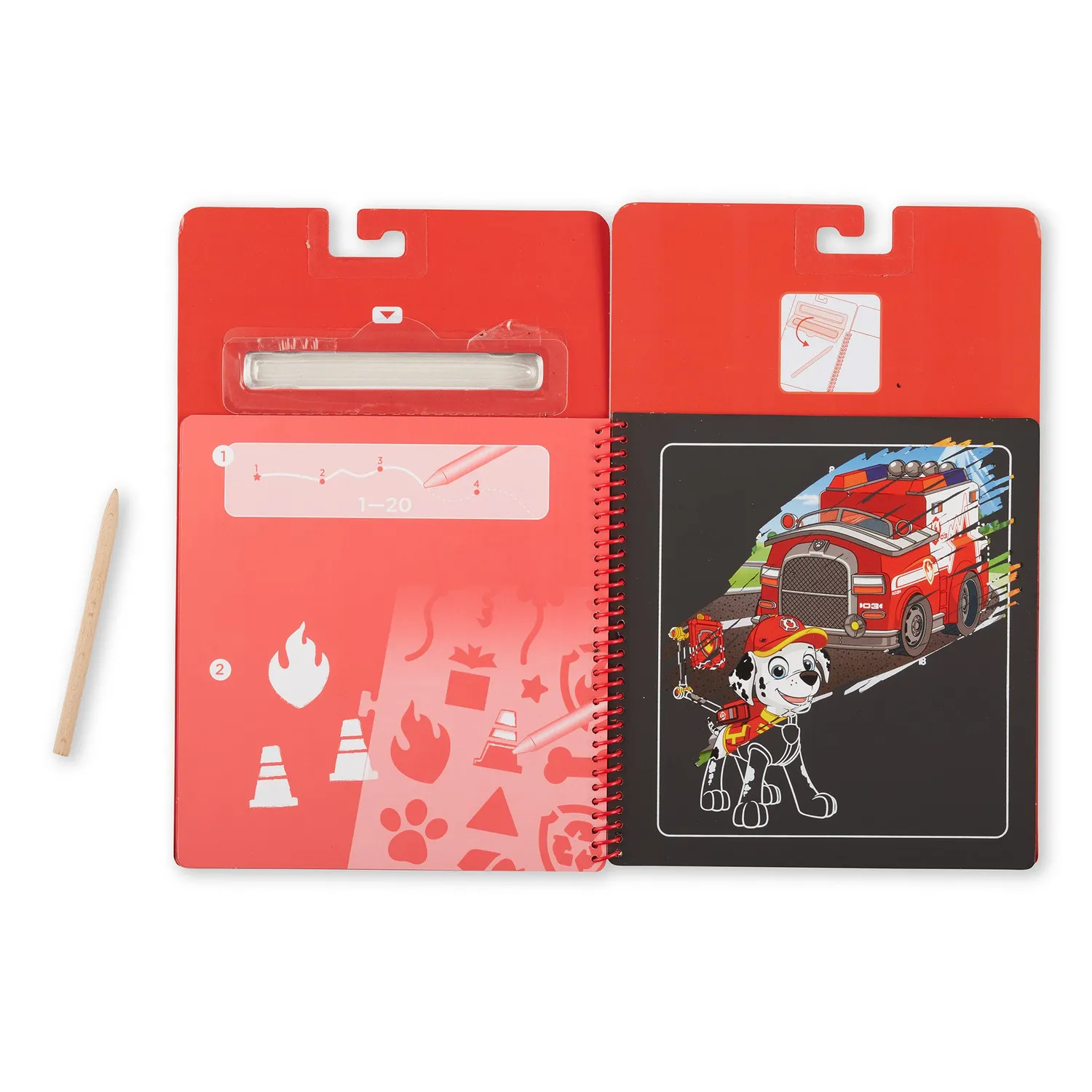 Melissa & Doug PAW Patrol Marshall krasblok 10 pagina's