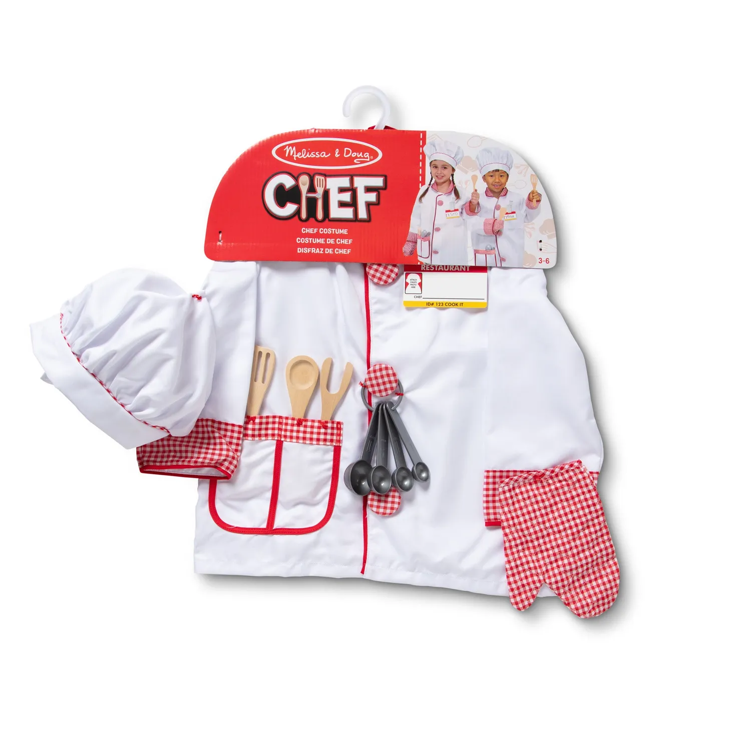 Melissa & Doug Chef Verkleedset kok 3-6 jaar compleet