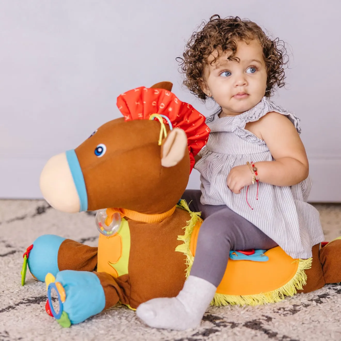 Melissa & Doug K's Kids Giddy-Up knuffelpony baby met geluid