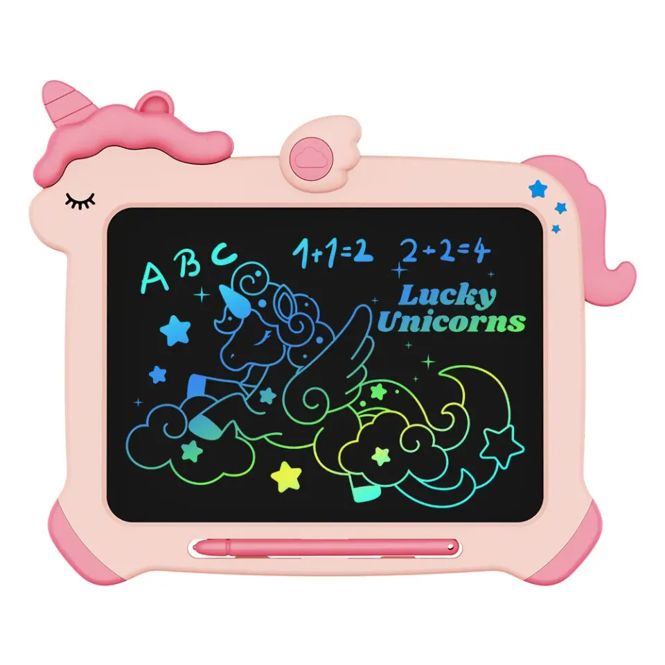 KOKODI Unicorn LCD tekentablet 8.5 inch roze eenhoorn