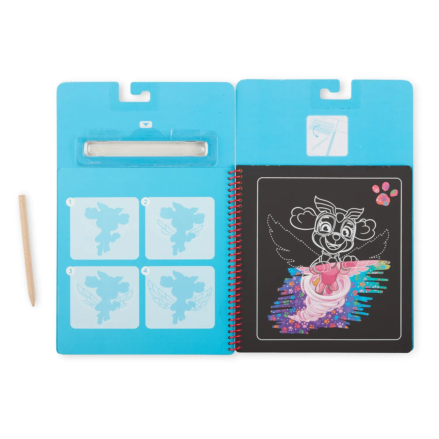 Melissa & Doug PAW Patrol Skye krasblok met pen