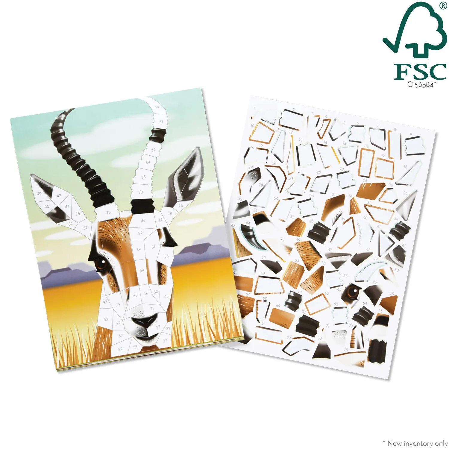 Melissa & Doug Safari mozaïek stickerboek 850+ stickers