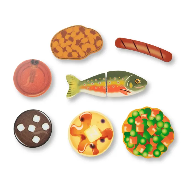 Melissa & Doug Let's Explore Camp Stove speelfornuis 24-delig