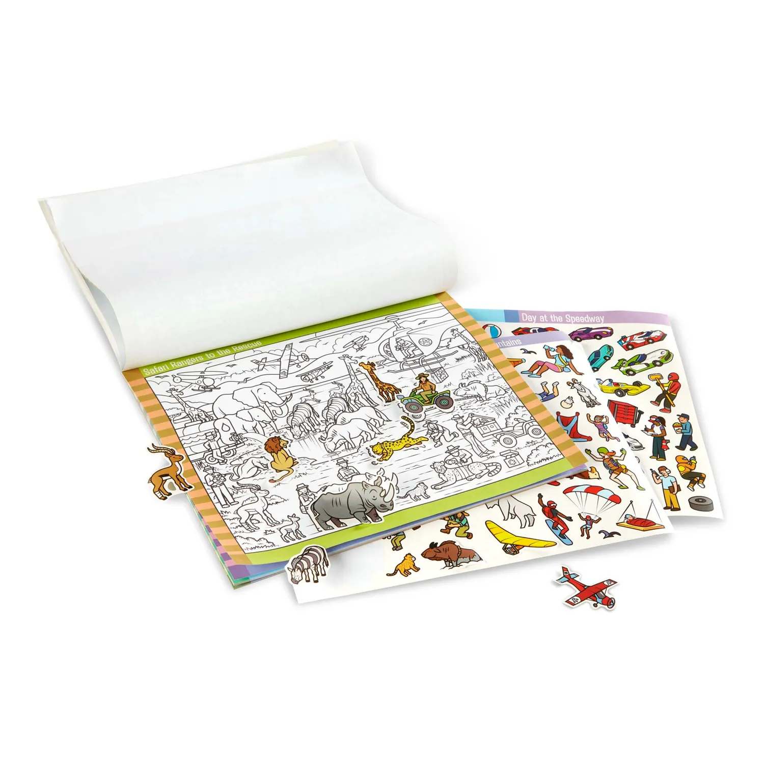 Melissa & Doug Seek & Find Sticker Pad Adventure stickerboek