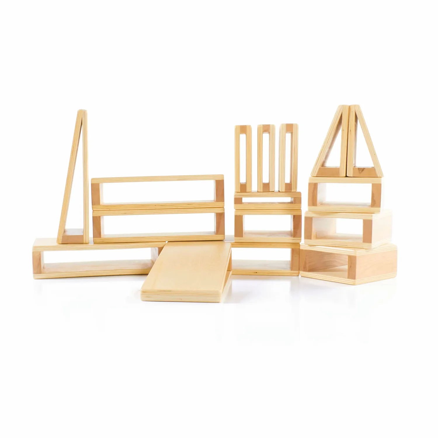 Guidecraft Hollow Blocks bouwblokken 16-delig berkenhout