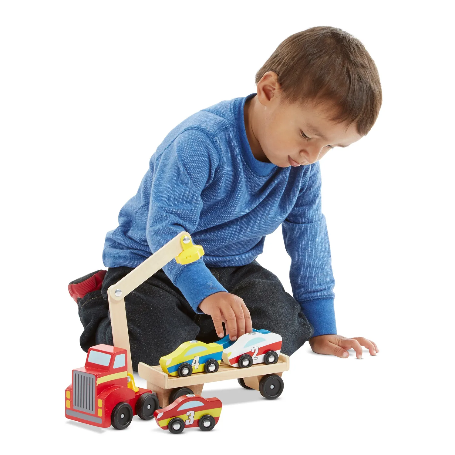 Melissa & Doug Magnetic Car Loader autotransporter