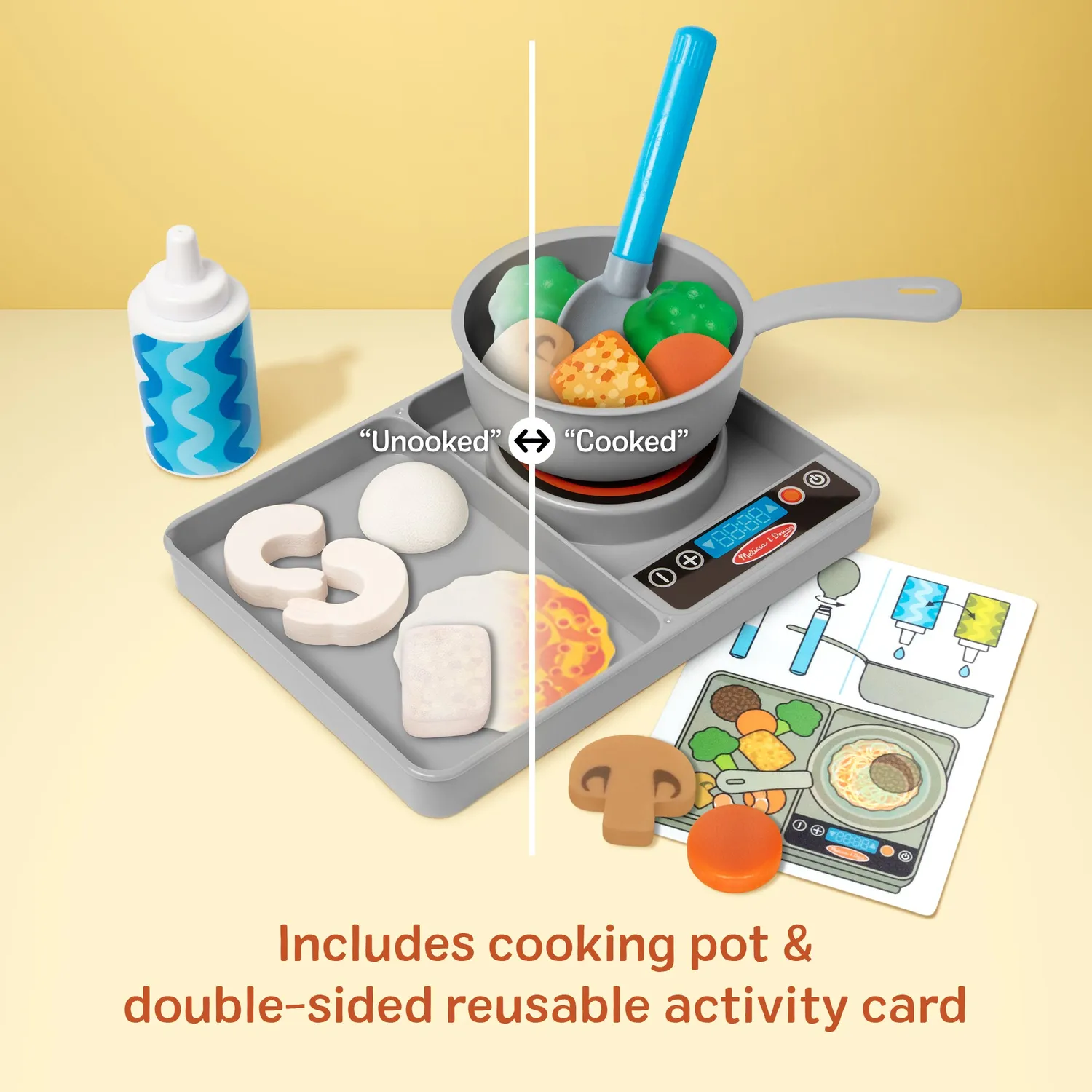 Melissa & Doug Water WOW Simmer & Stir speelkookset koken