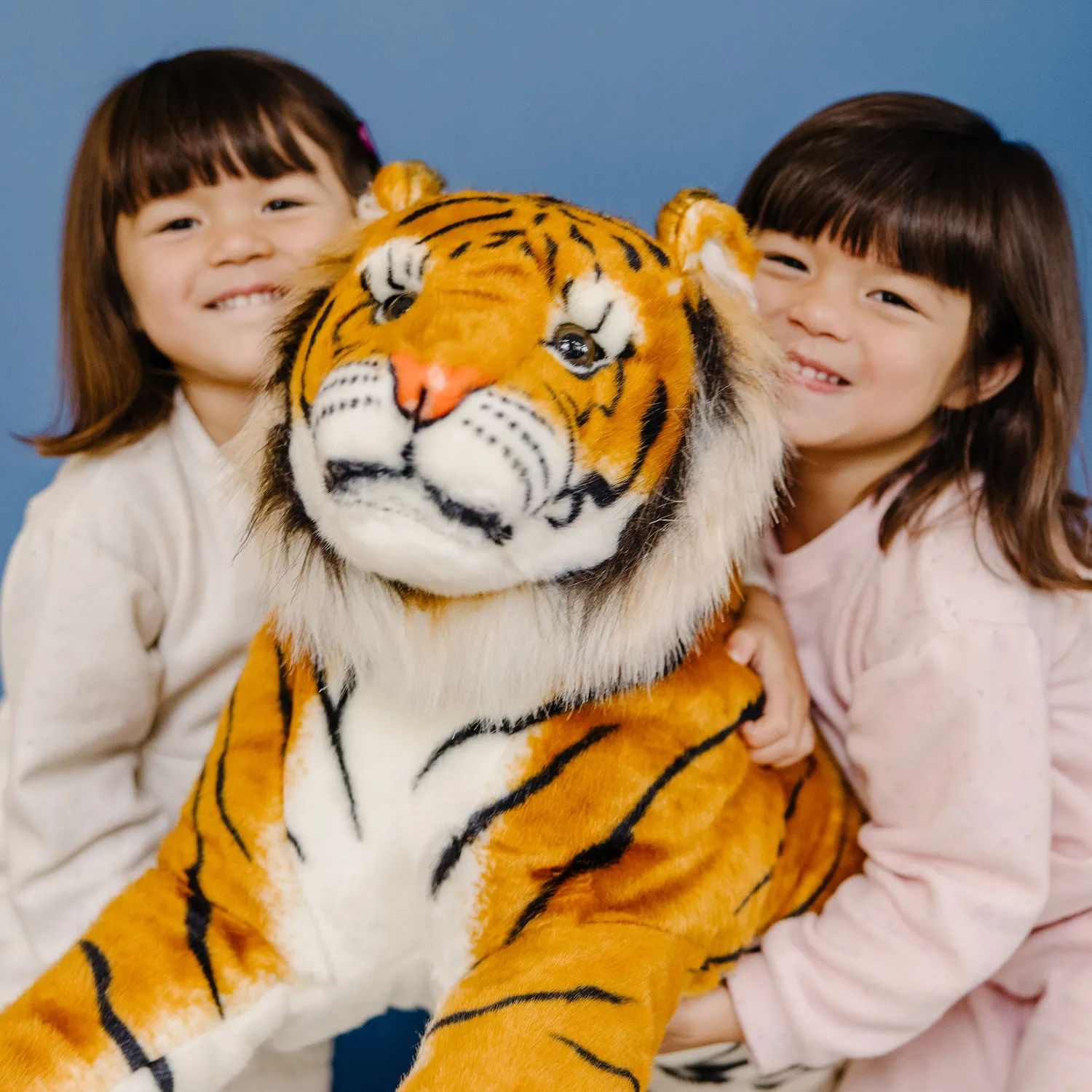 Melissa & Doug Tijger knuffel groot levensecht pluche