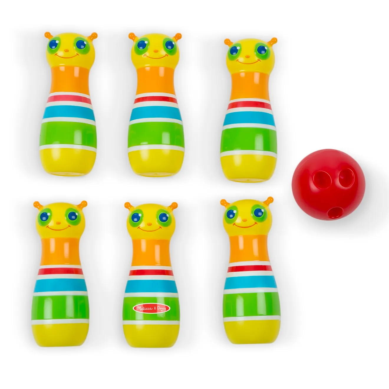 Melissa & Doug Giddy Buggy bowlingset 6 kegels bal