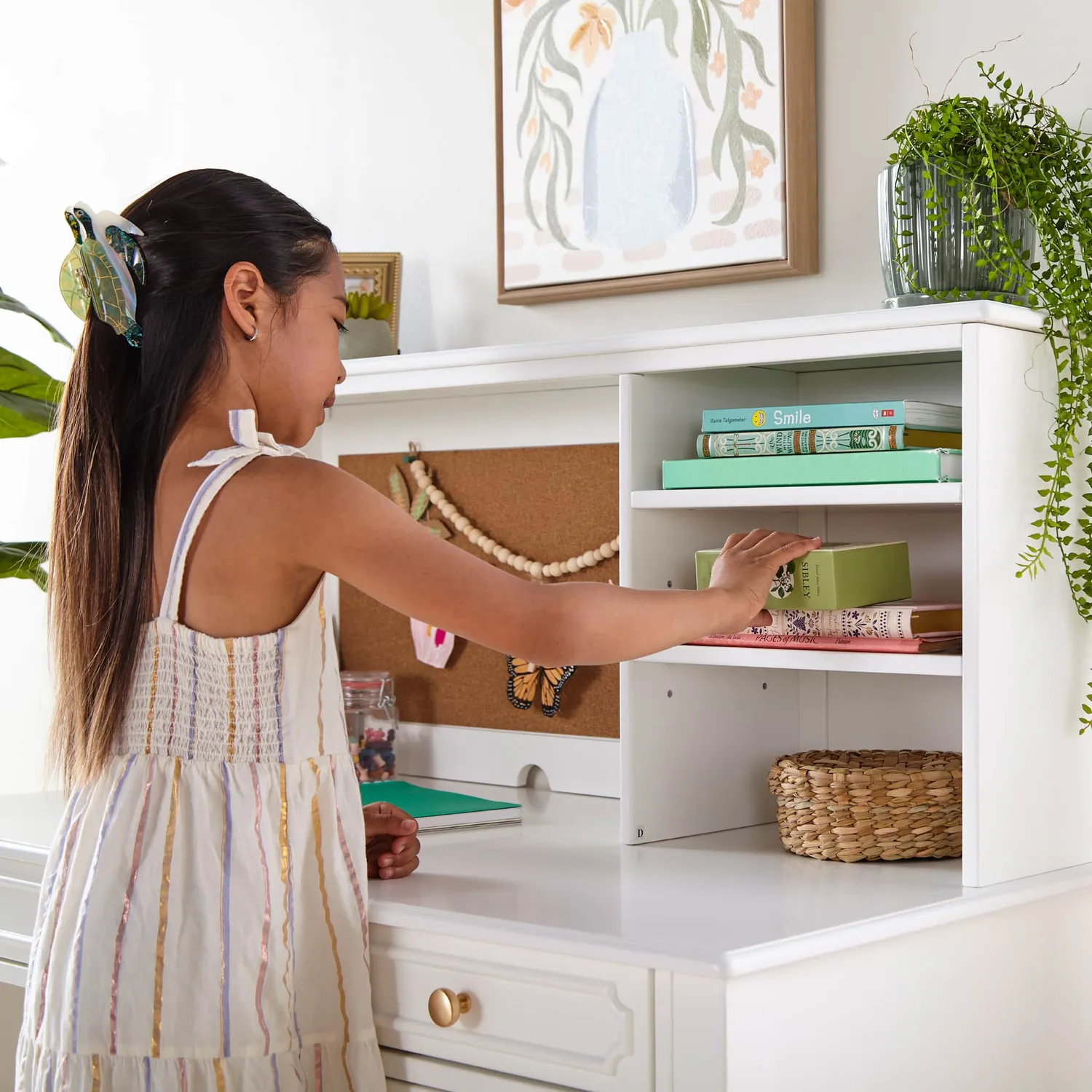 Guidecraft Avery Desk Hutch Chair kinderbureau met stoel