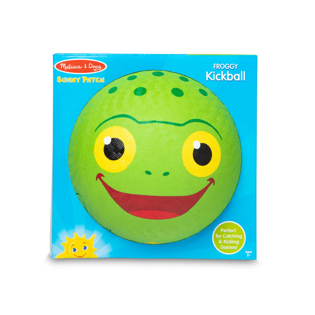 Melissa & Doug Froggy Kickball stuiterbal groen