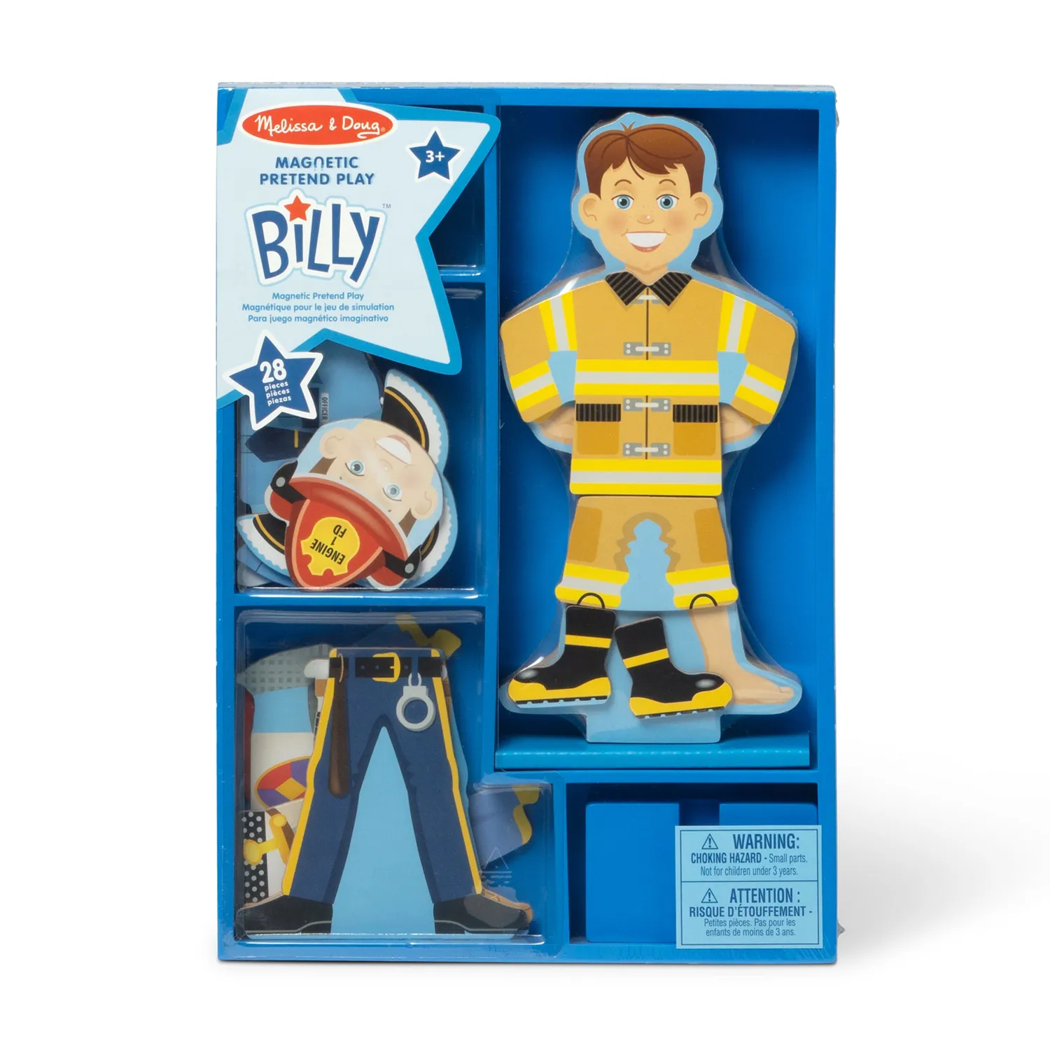 Melissa & Doug Billy Magnetische Aankleedpop Set