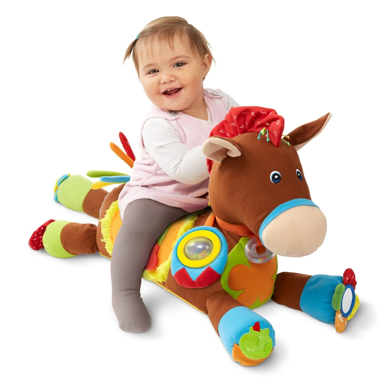 Melissa & Doug K's Kids Giddy-Up knuffelpony baby met geluid