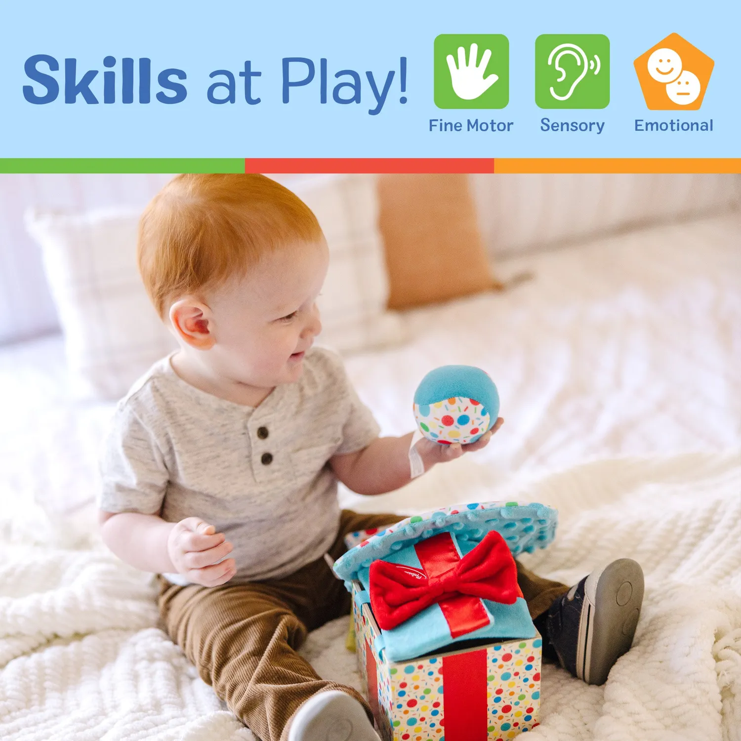 Melissa & Doug Surprise Gift Box baby speelbox zintuigen