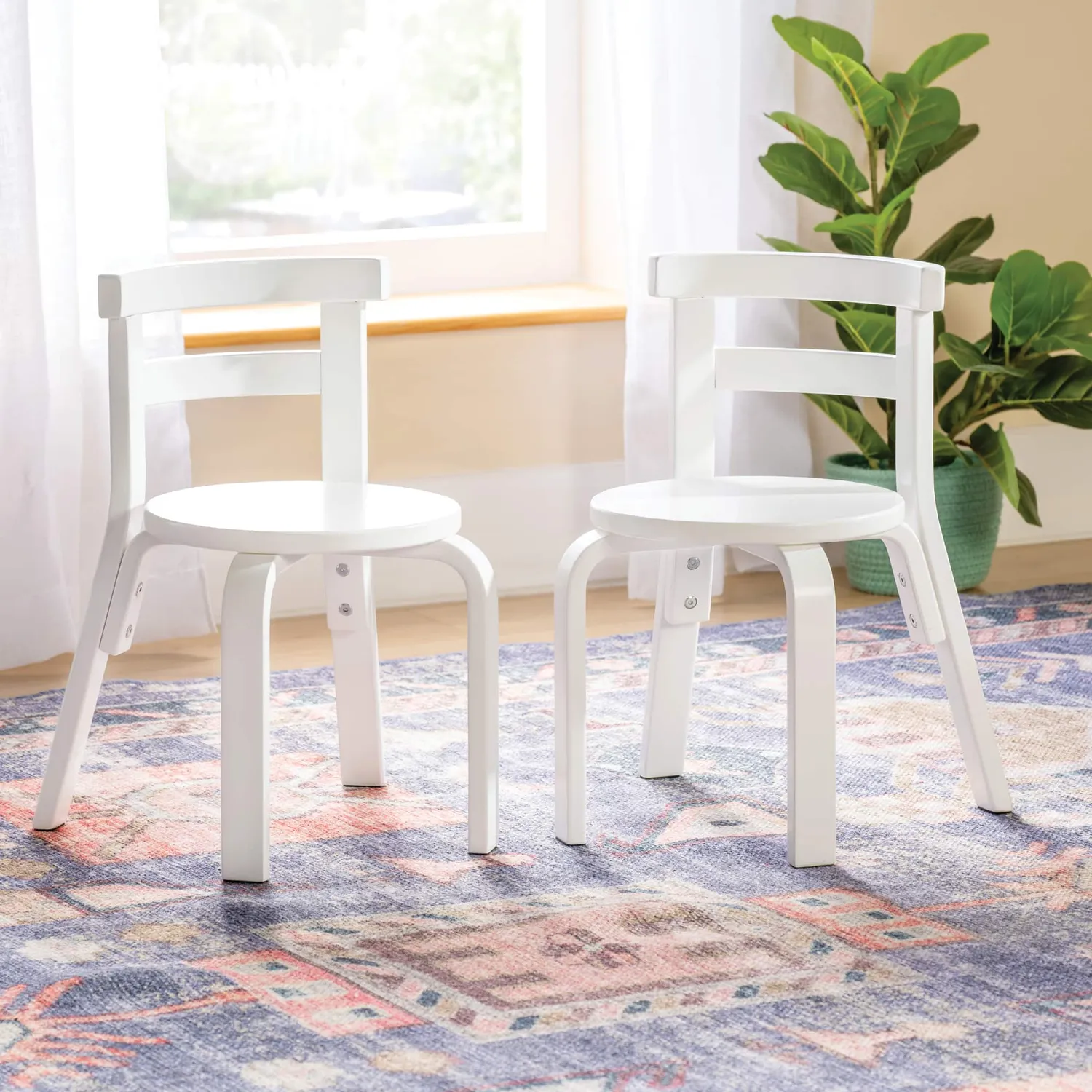 Guidecraft Nordic kinderstoelen 2 stuks berken 12 inch