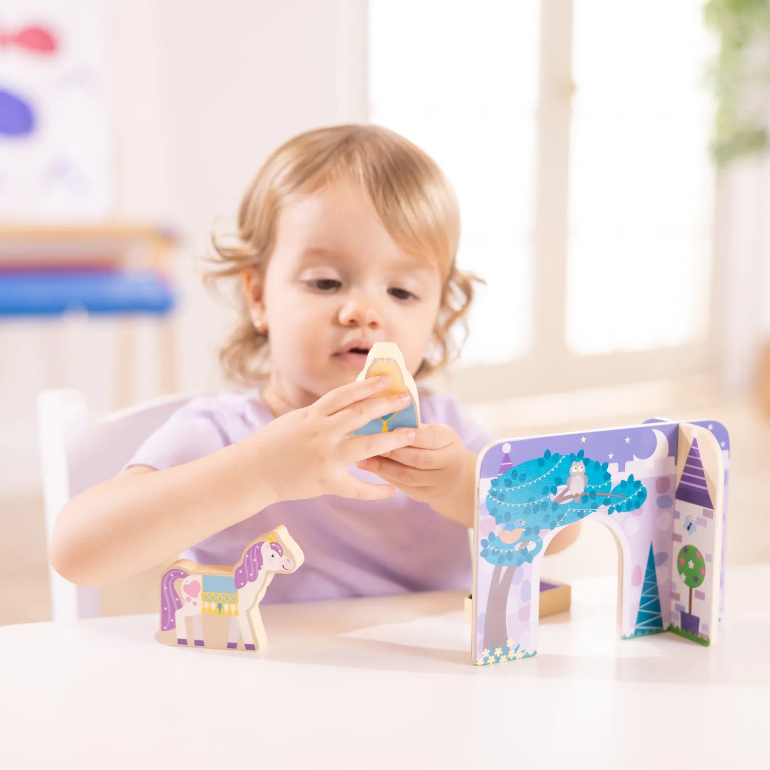 Melissa & Doug Wooden Fairy Tale speelkasteel hout