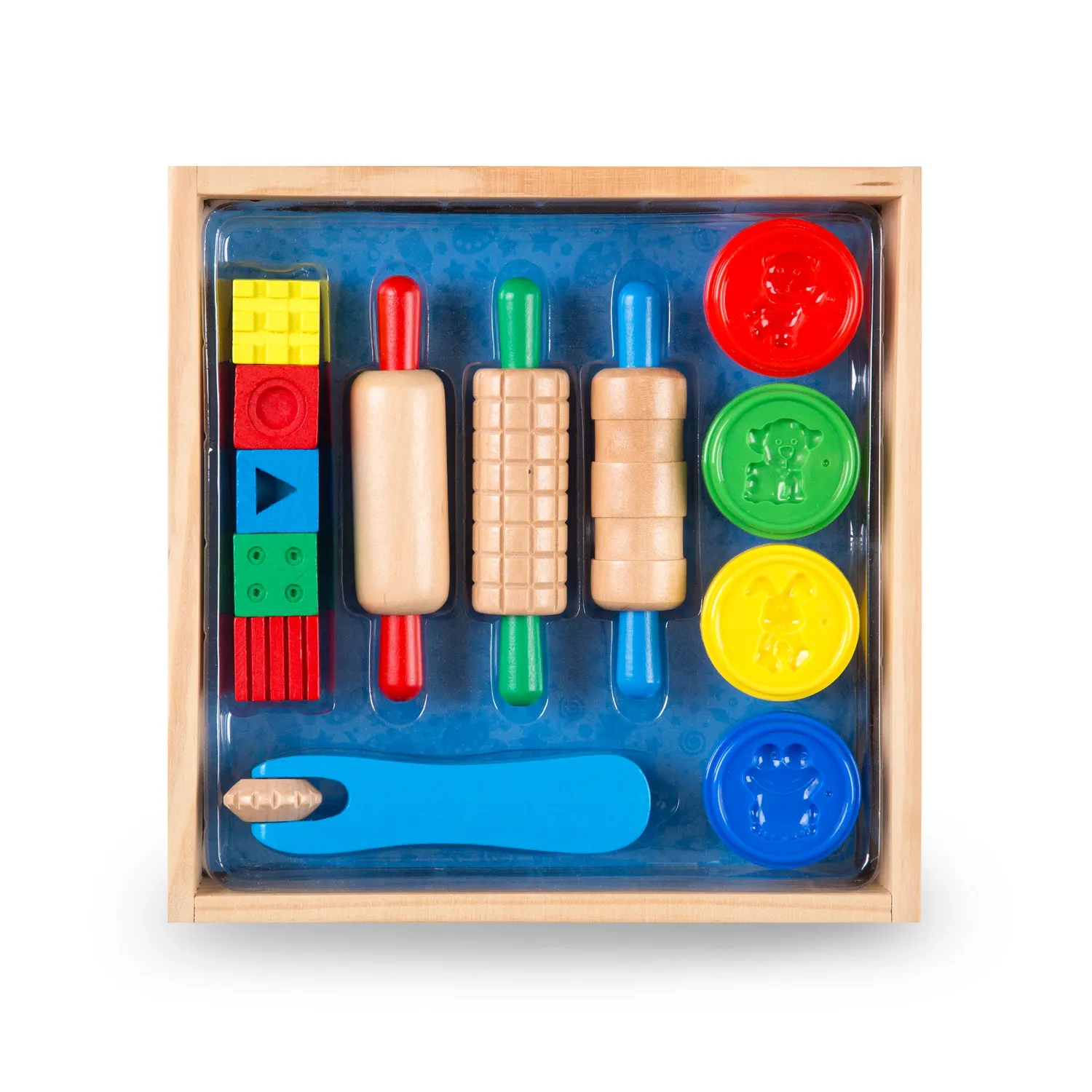 Melissa & Doug Created by Me Shape Model Mold speelklei 4 kleuren vanaf 3 jaar