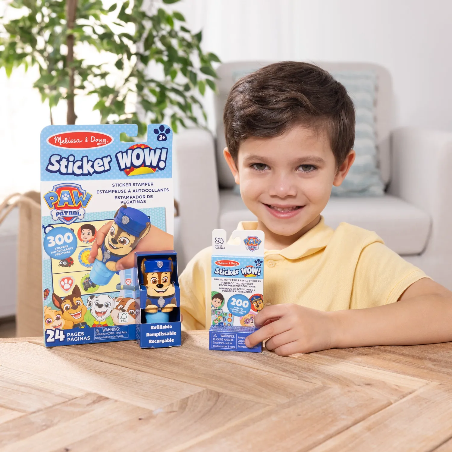 Melissa & Doug Sticker WOW! PAW Patrol Chase stickerbundel