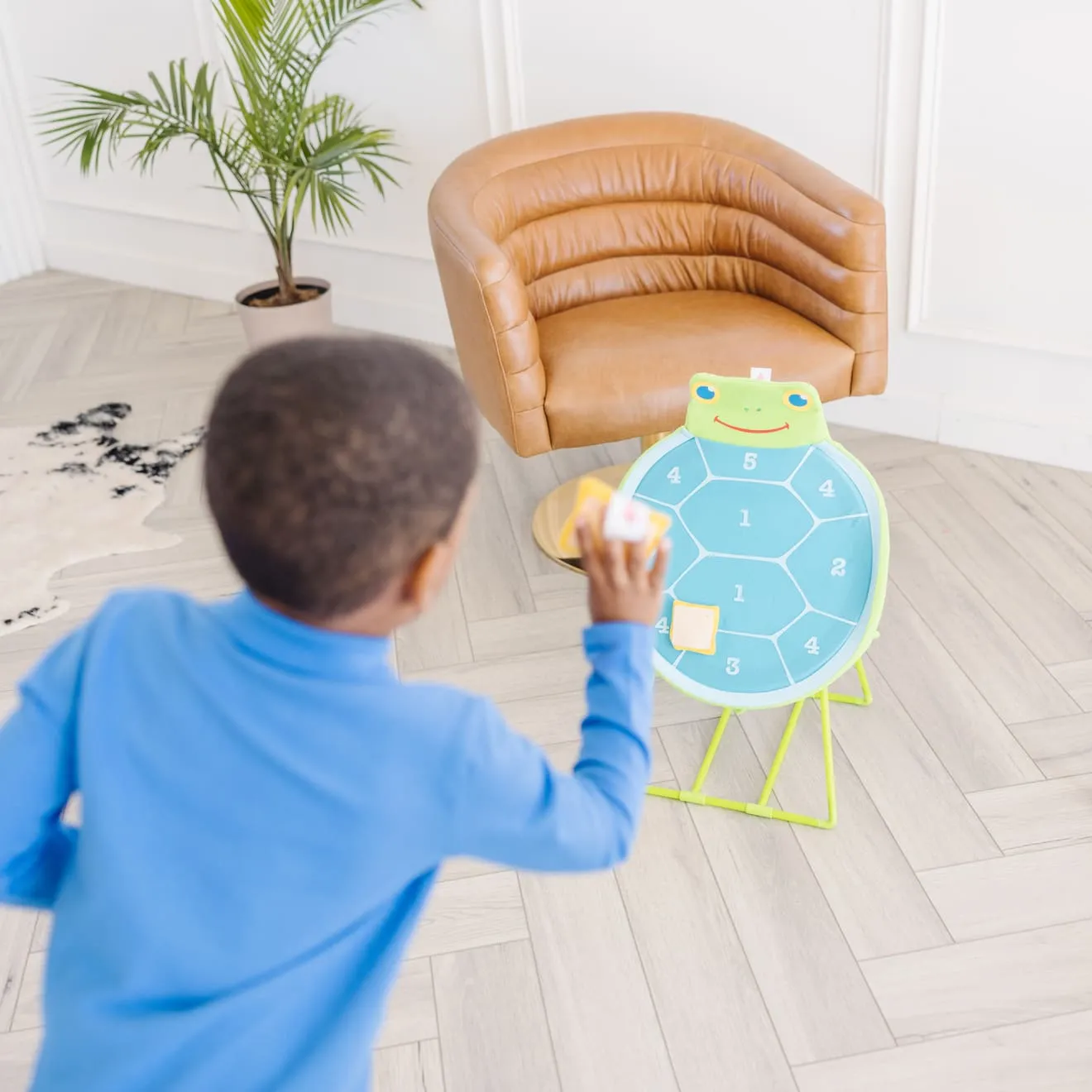 Melissa & Doug Dilly Dally werpspel schildpad binnen buiten