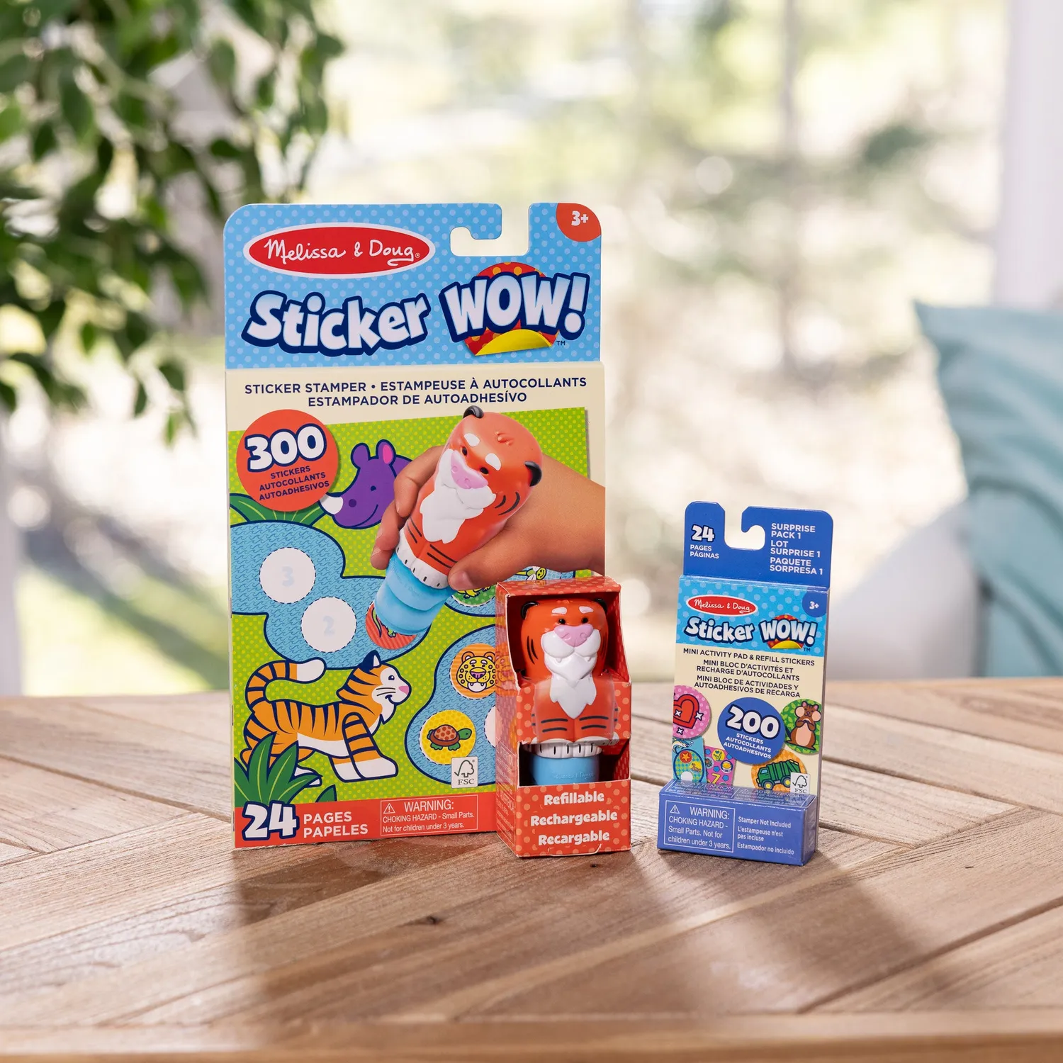Melissa & Doug Sticker WOW Tiger stickerboek bundel 500 st
