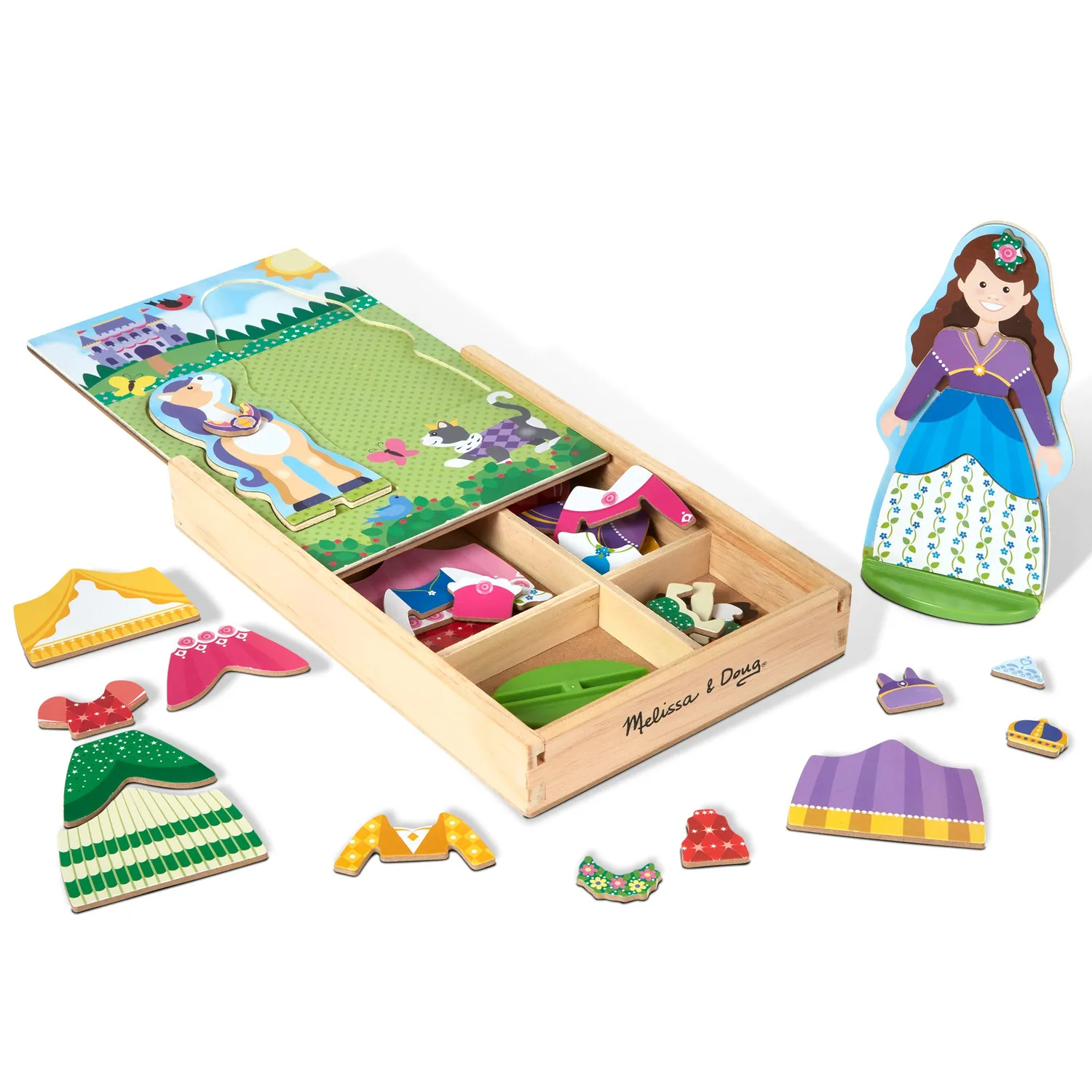 Melissa & Doug Princess Magnetic verkleedspel 37-delig
