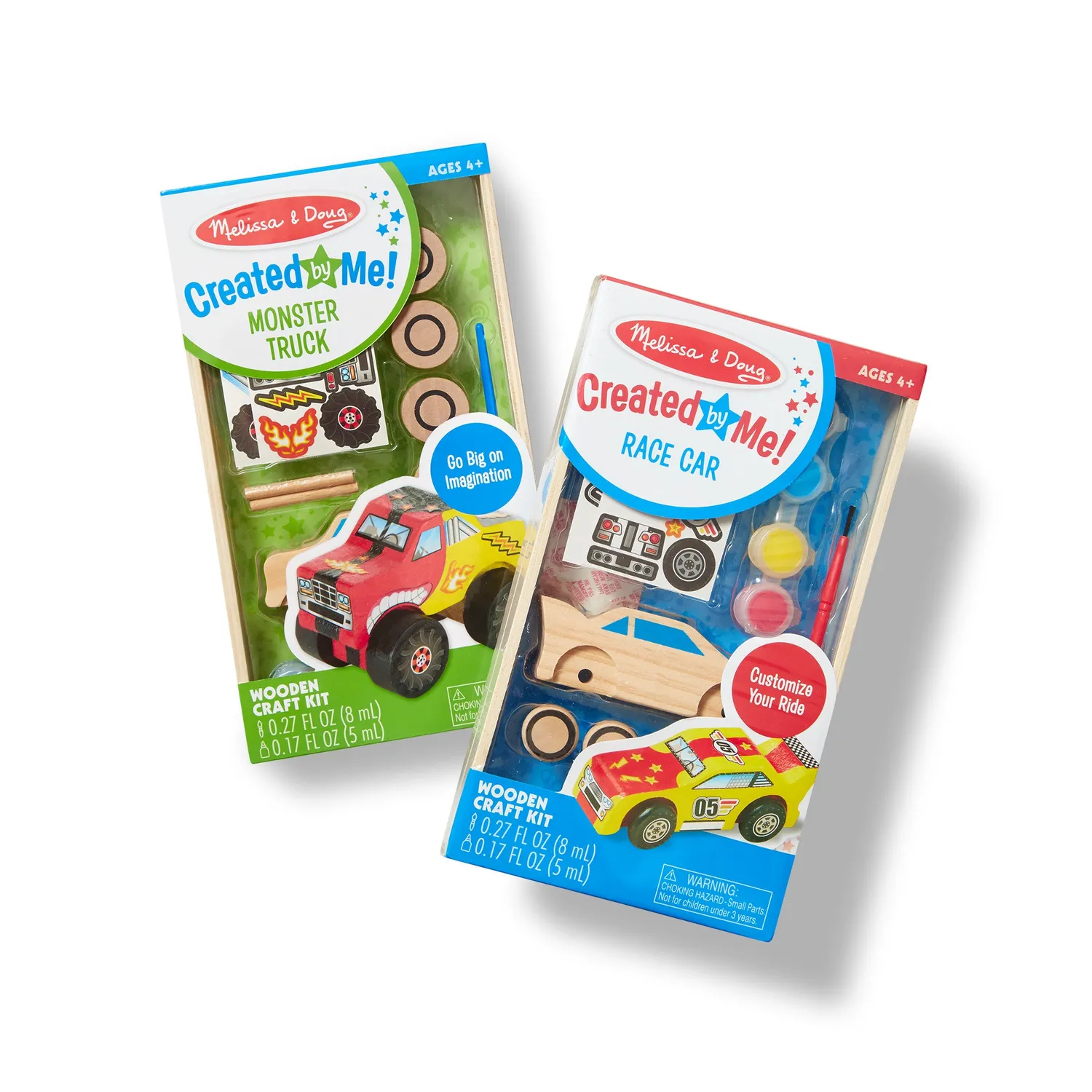 Melissa & Doug Created by Me Vehicles Craft Kit knutselset 2-pack