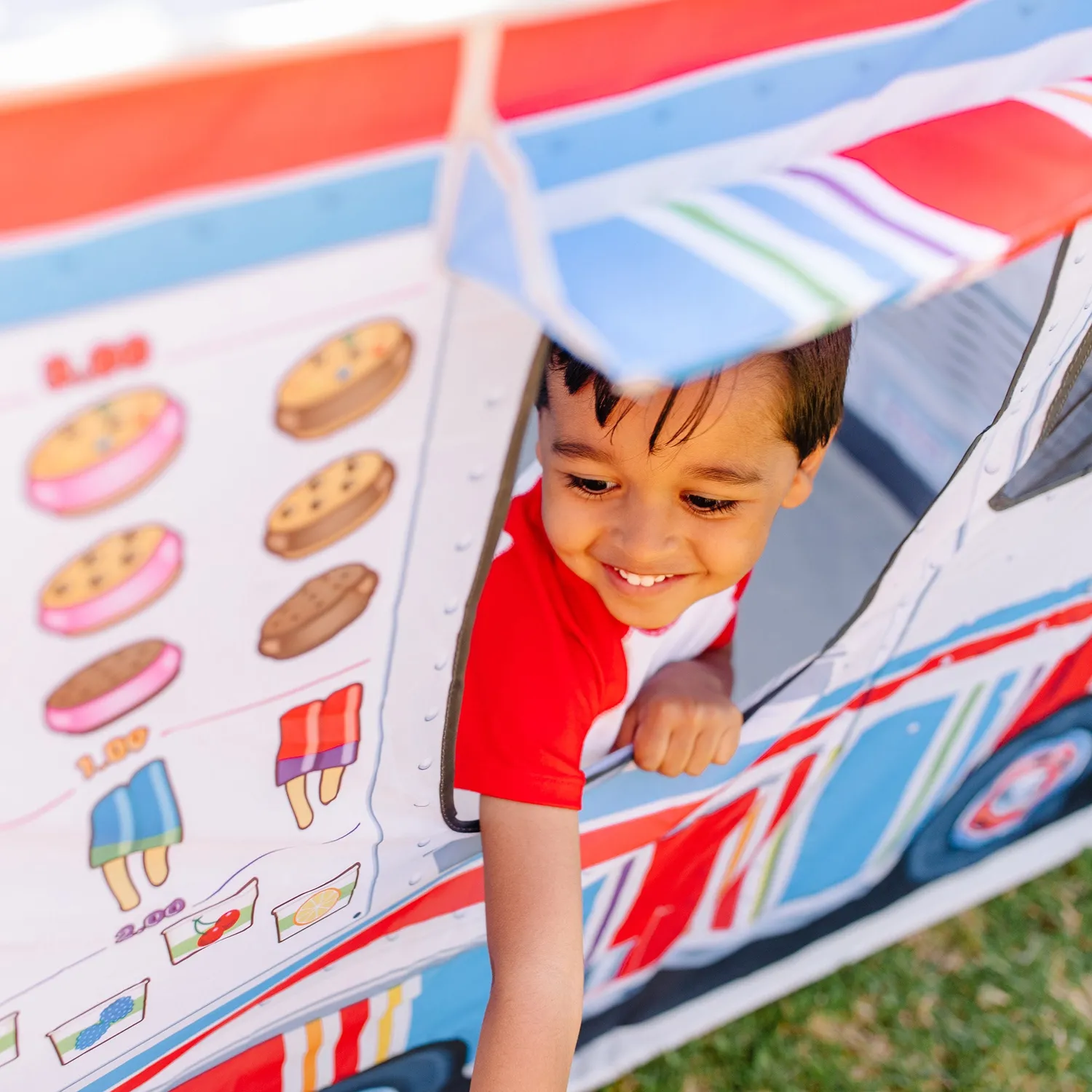 Melissa & Doug Food Truck speeltent 2-in-1 groot
