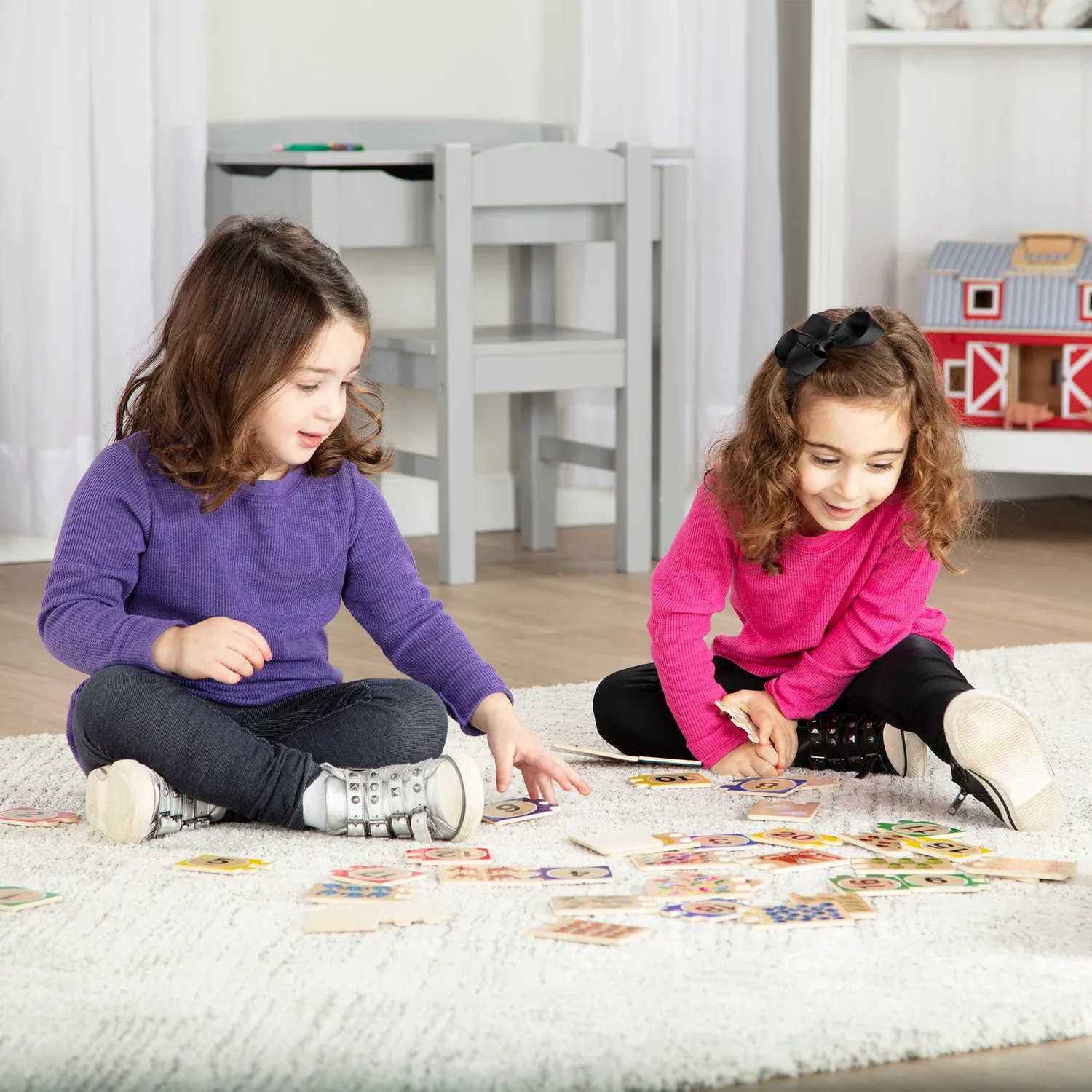 Melissa & Doug Self-Correcting Number Puzzles houten puzzel