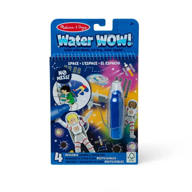 Melissa & Doug Water Wow Space kleurboek met waterpen