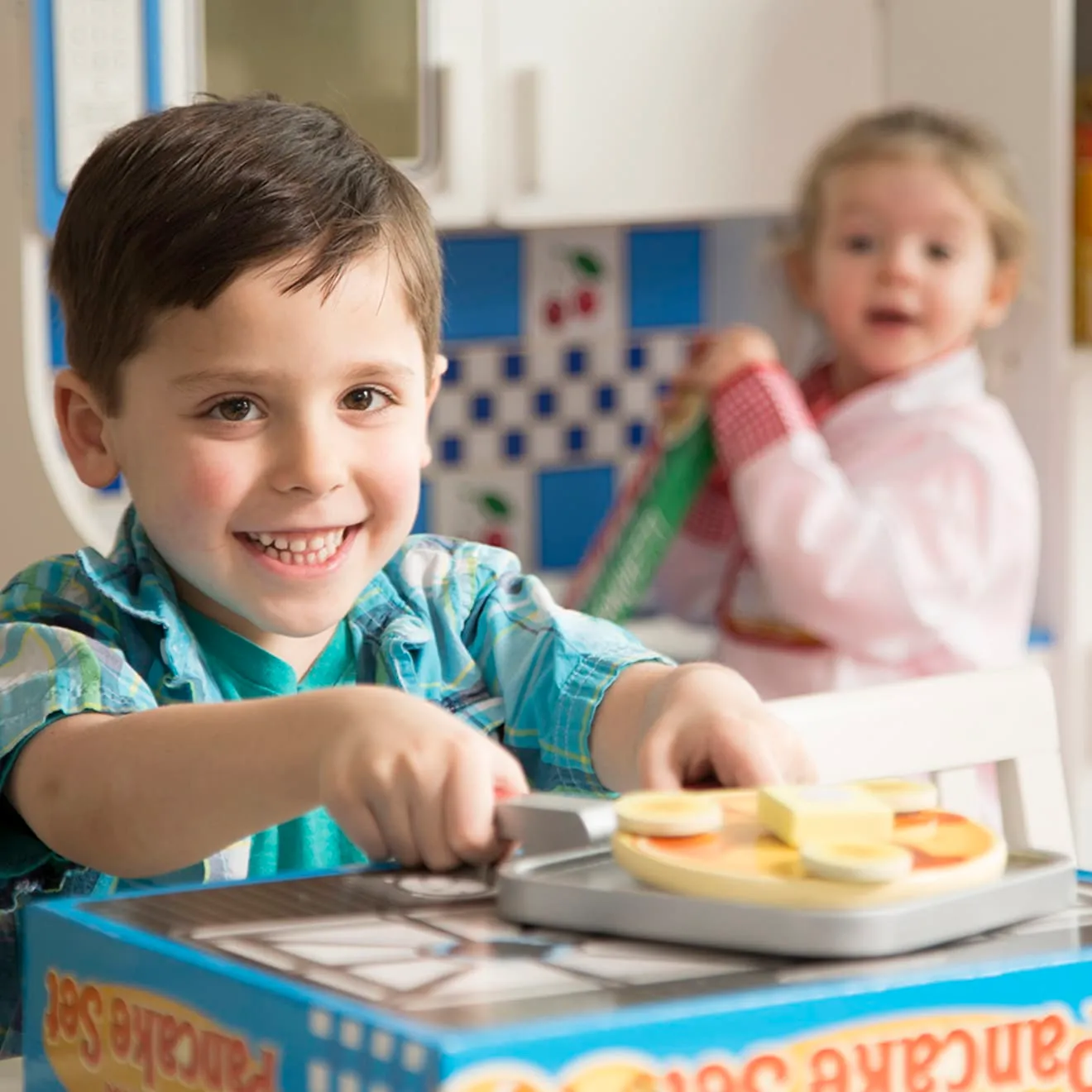Melissa & Doug Flip & Serve Pancake Set speelvoedsel hout