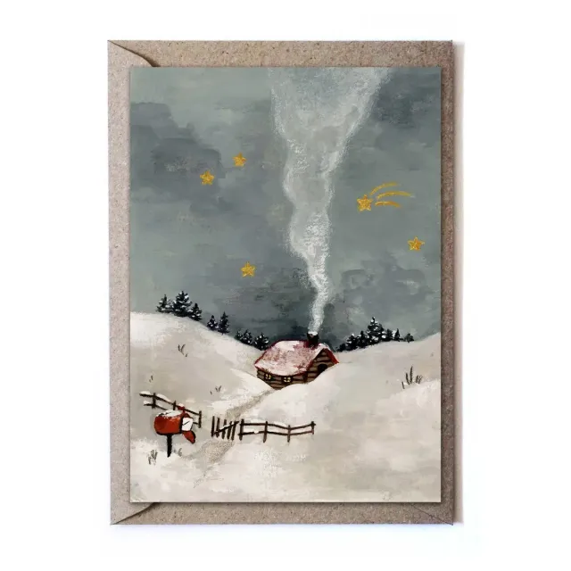 Ginger Fairy Make a wish wenskaart met envelop