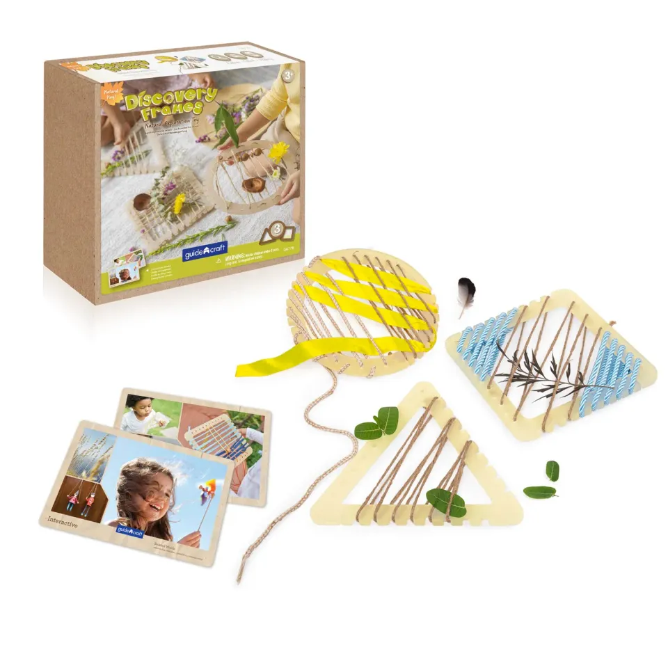 Guidecraft Discovery Frames vlechtraampjes sensorisch 3 stuks
