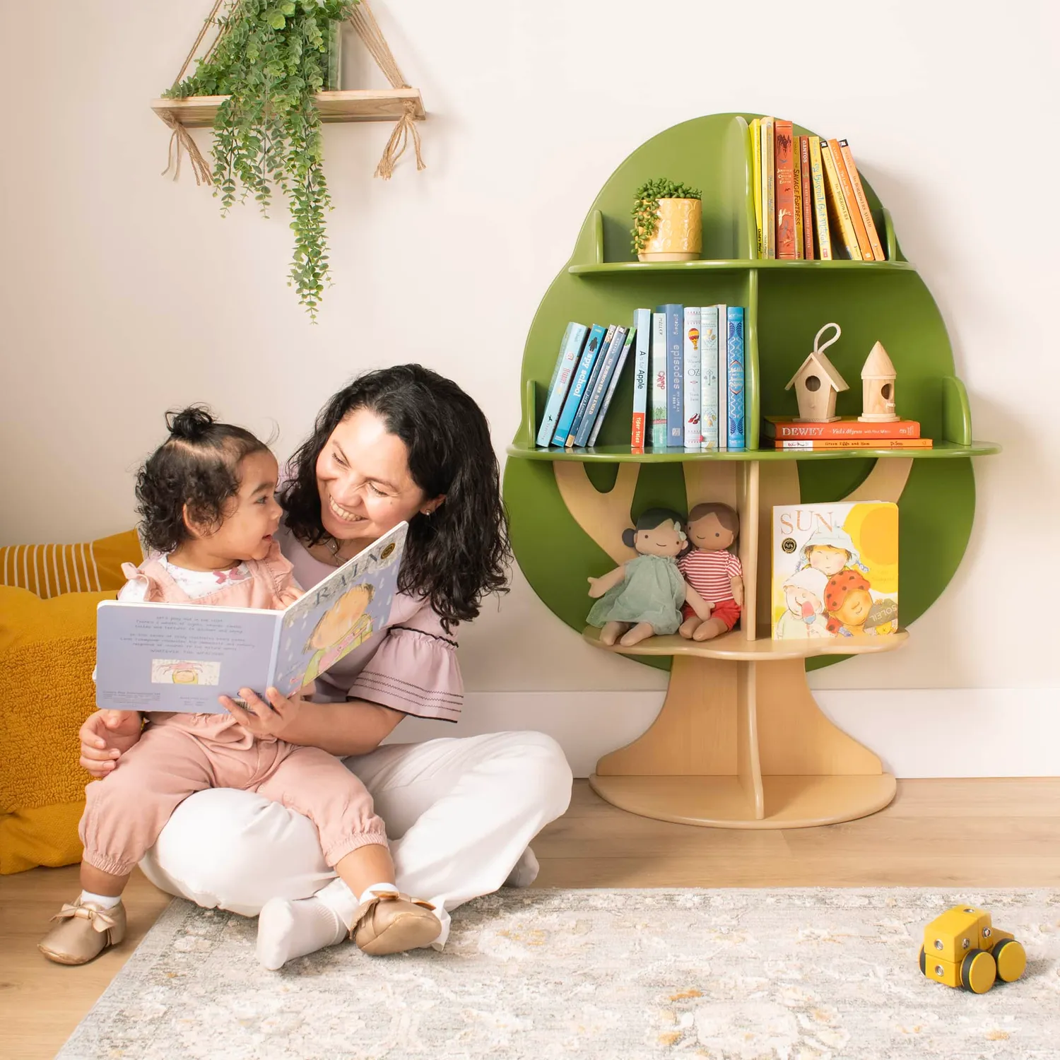 Guidecraft Tree Bookshelf kinderboekenkast 6 planken boomvorm